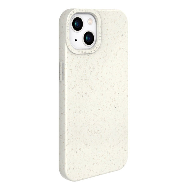White Compostable iPhone 13 Case Sustainable Alternative to Silicone Phone Cases