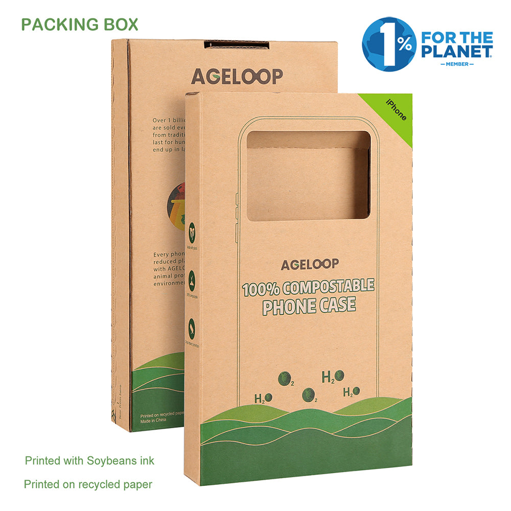 Biodegradable iPhone 12/12 Pro Case Village Eco Friendly Phone Case