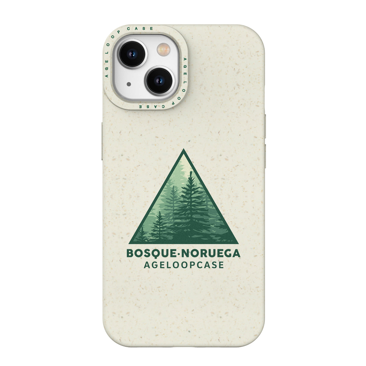 Eco Friendly Biodegradable iPhone 13 Case Triangle Forest Aesthetic Ph –  ageloop_official