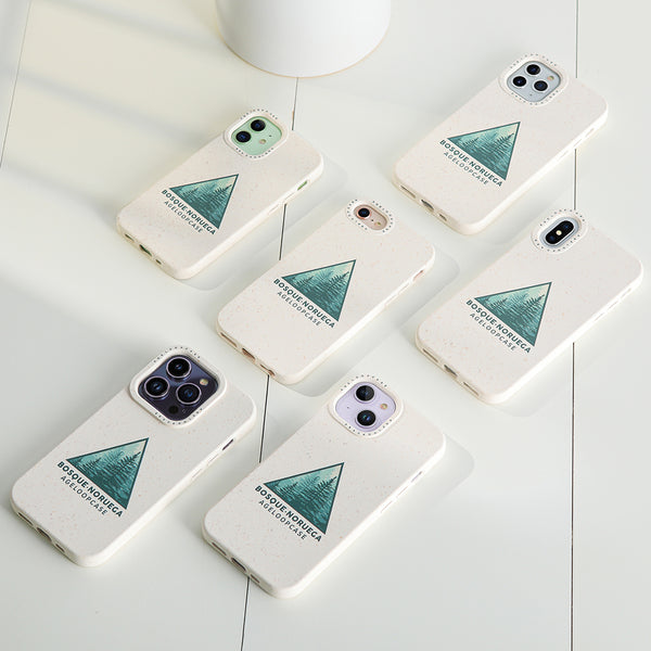 Eco Friendly Biodegradable iPhone 12 Pro Max Case Triangle Forest Most Protective Phone Cases