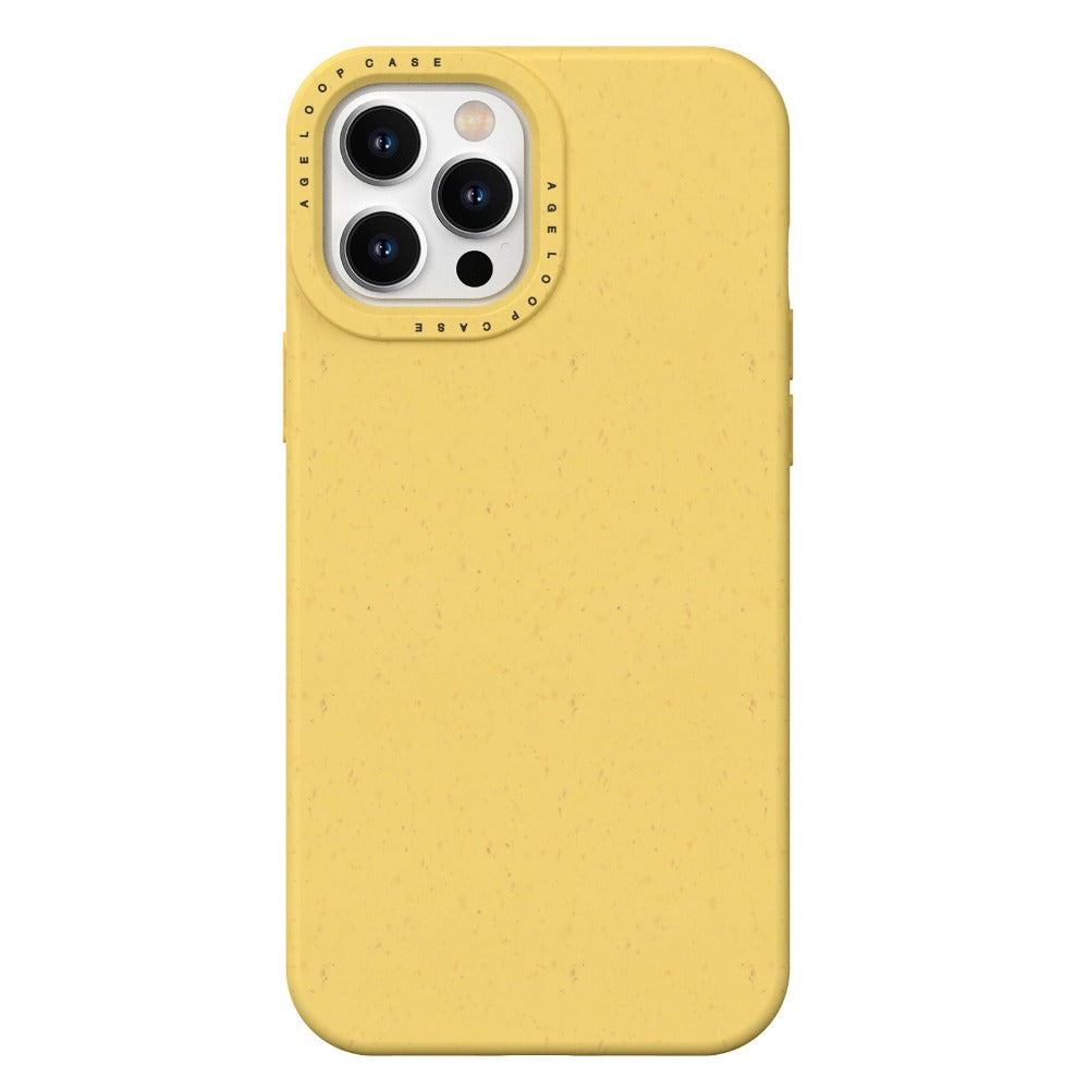 compostable iPhone 12 pro max case yellow color