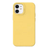 biodegradable iPhone 12 mini case yellow color