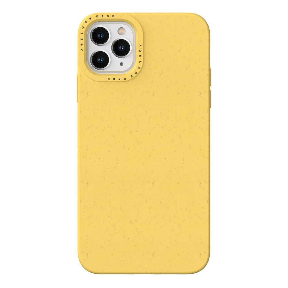 compostable iPhone 11 Pro Max case yellow color