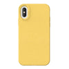 eco friendly iPhone XS case yellow color