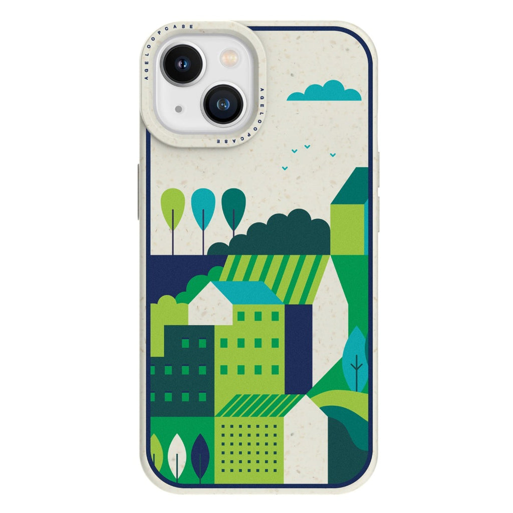 AGELOOP iPhone 14 Max Case with Eco village pictures