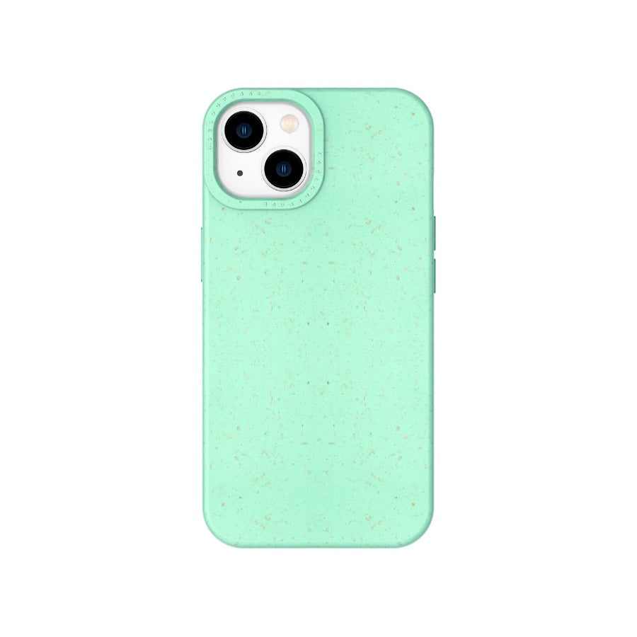 Biodegradable iPhone 13 mini case green color