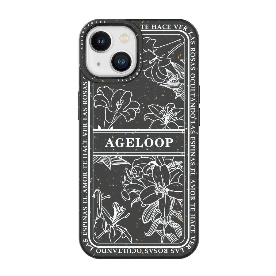 eco friendly iPhone 14 Case with Flower pattern