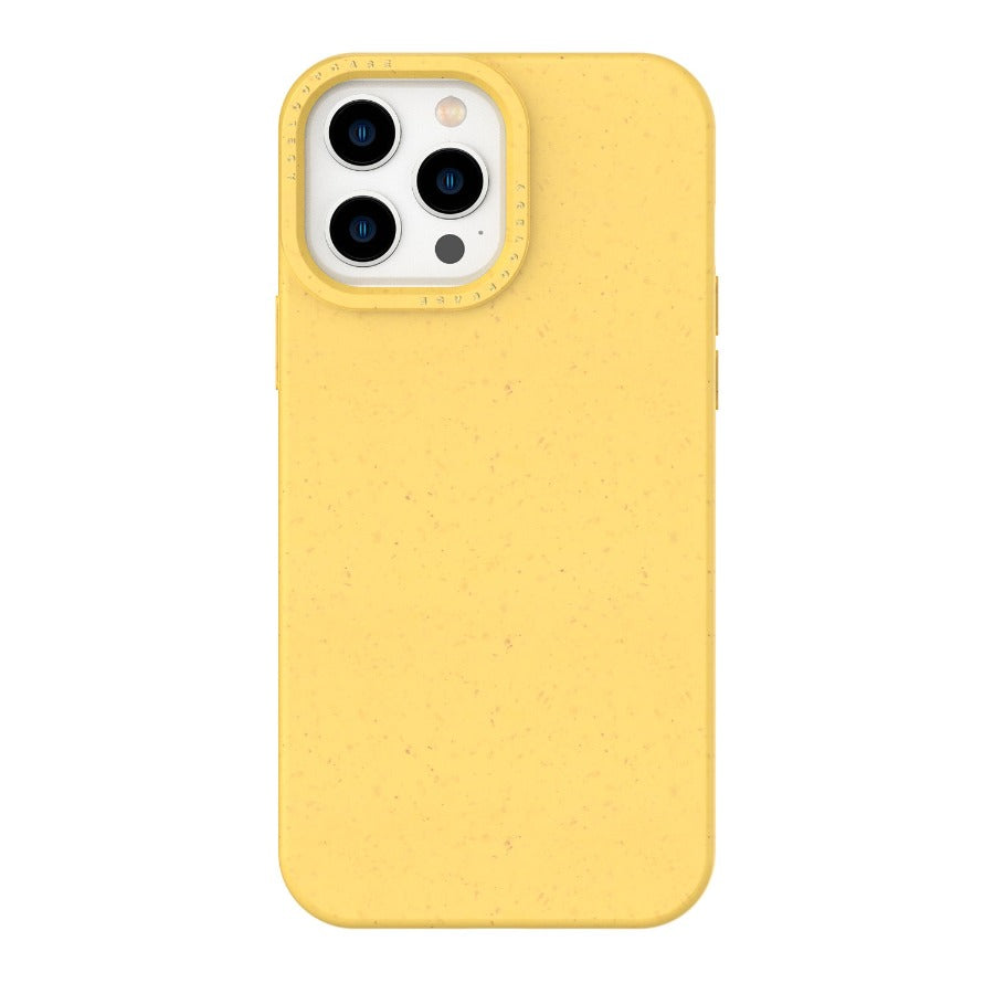 compostable iPhone 13 pro case yellow