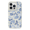 Eco friendly iPhone 14 Pro Case with Blue Leaves picture