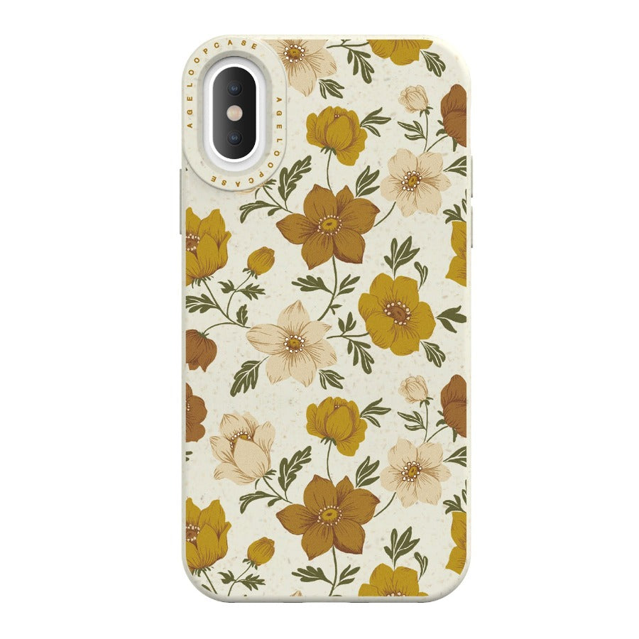iPhone XS Case Yellow Flowers