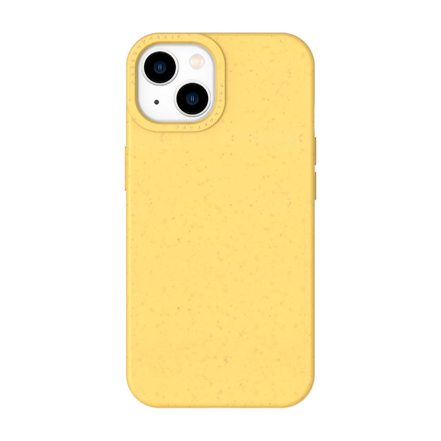 compostable iPhone 13 case yellow color