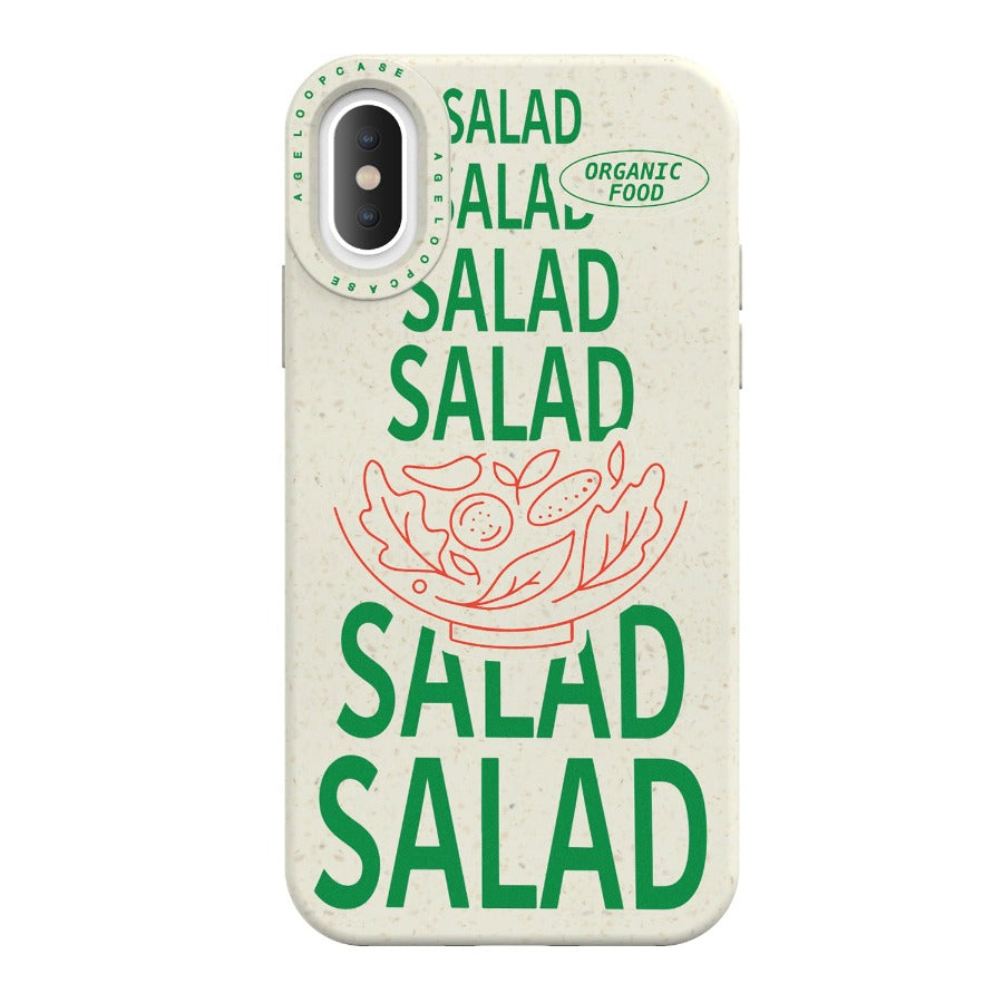 Biodegradable iPhone X Case Salad