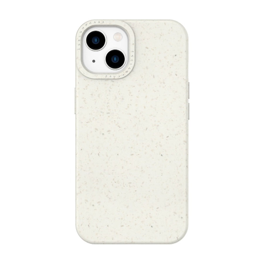 White Compostable iPhone 13 Case Sustainable Alternative to Silicone Phone Cases