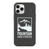 Compostable iPhone 12 Pro Max case Mountain and Creek