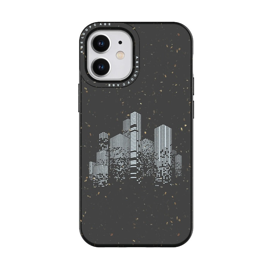 Compostable iPhone 12 Mini case Skyscrapers