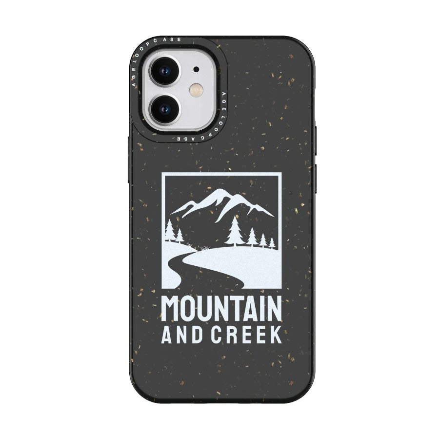 Compostable iPhone 12 Mini case Mountain Creek