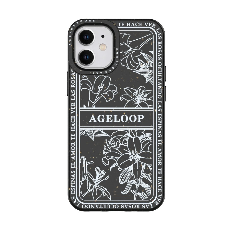 Compostable iPhone 12 Mini case Flower