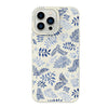 iPhone 13 Pro Max Case Blue Leaves