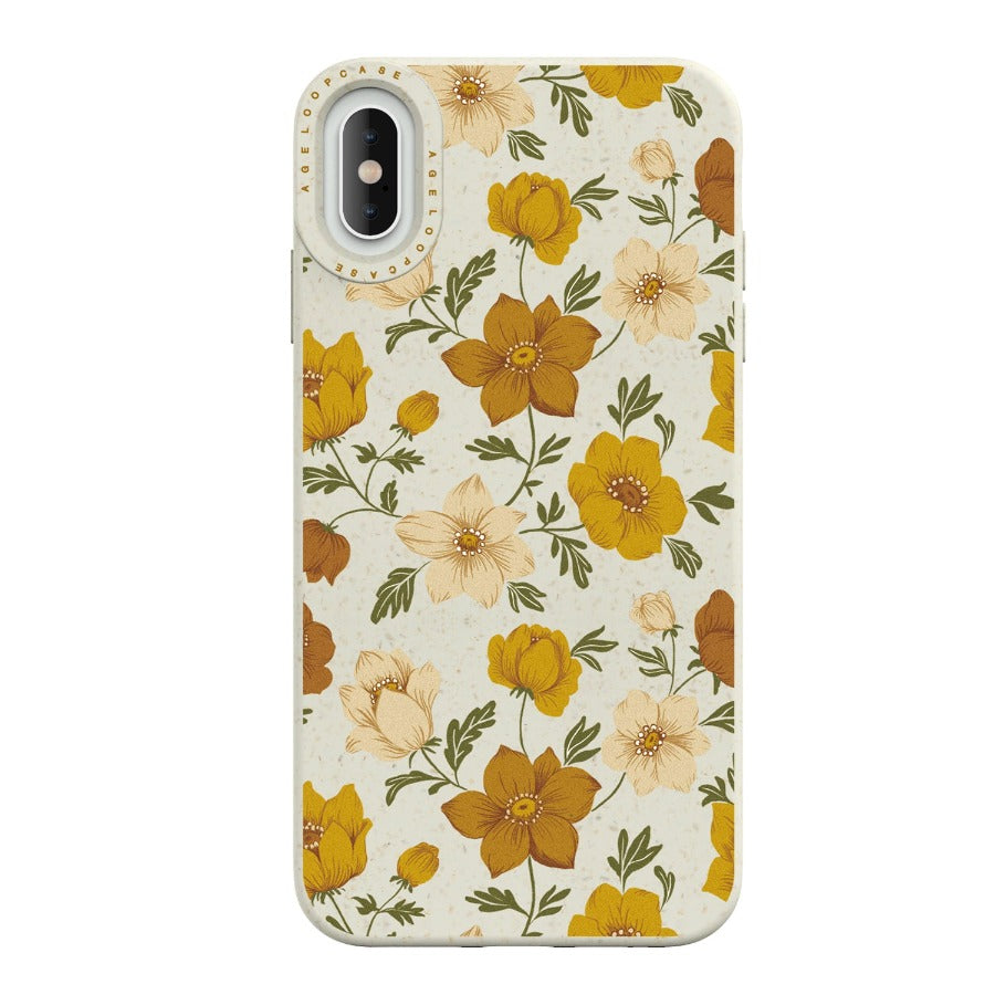 iPhone XS Max Case yellow flowers