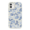 iPhone 11 Case Blue Leaves