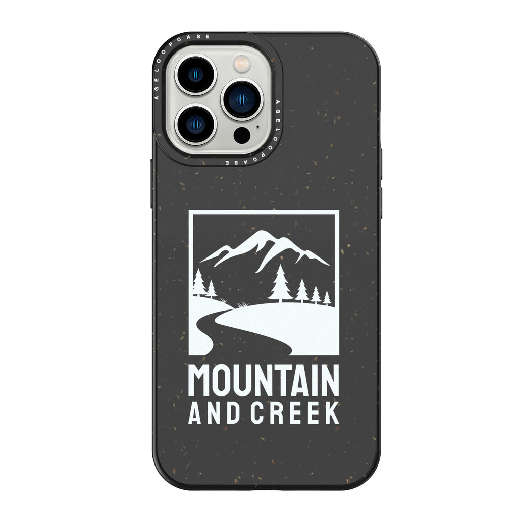 Compostable iPhone 13 Pro Max case Mountain and Creek
