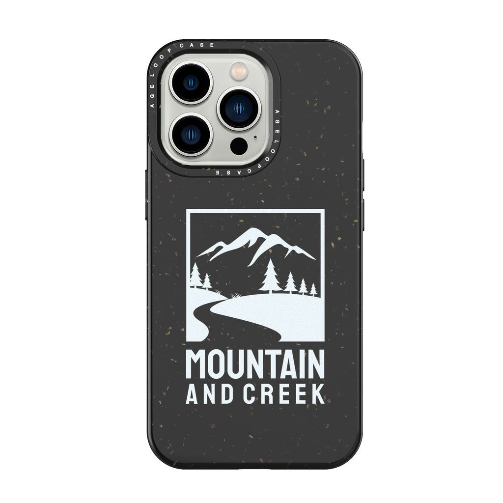 Compostable iPhone 13 Pro case Mountain and Creek