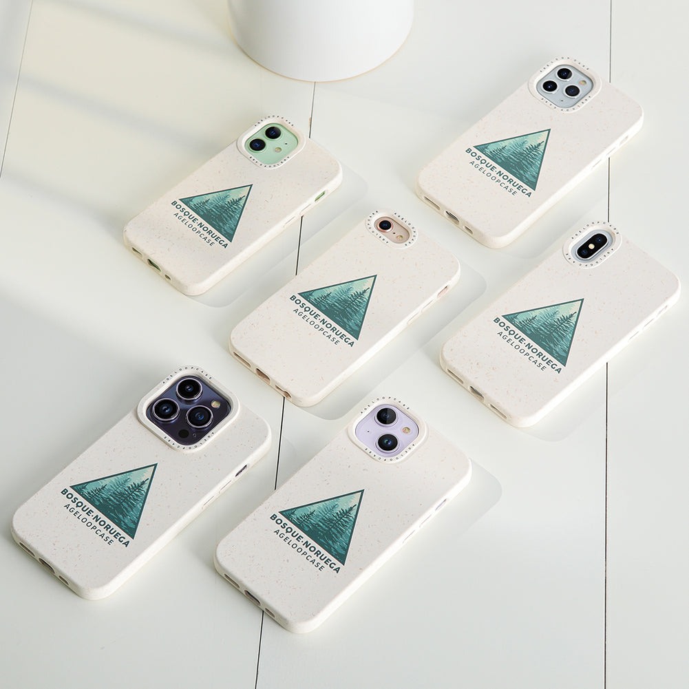 Eco Friendly Phone Case iPhone 6/7/8 Plus Case Triangle Forest Green Phone Case