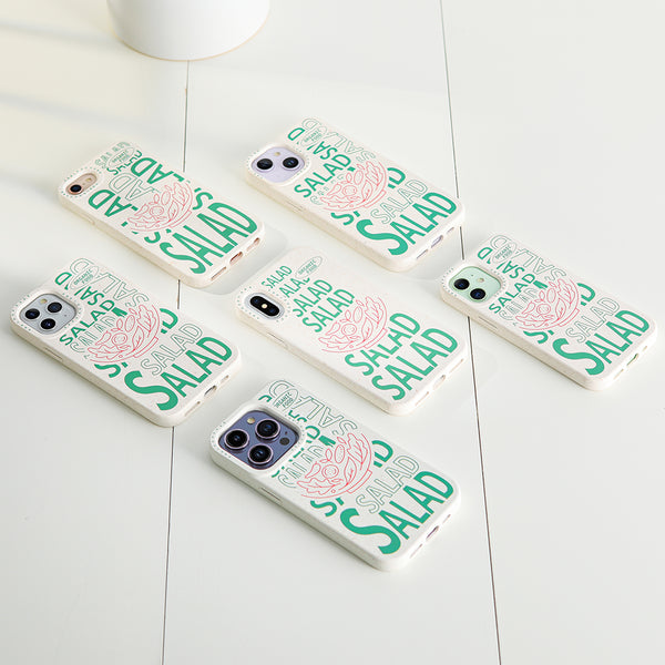 Compostable iPhone 14 Plus Case Salad Sustainable Phone Cases