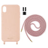 Compostable Crossbody iPhone XR Case pink color