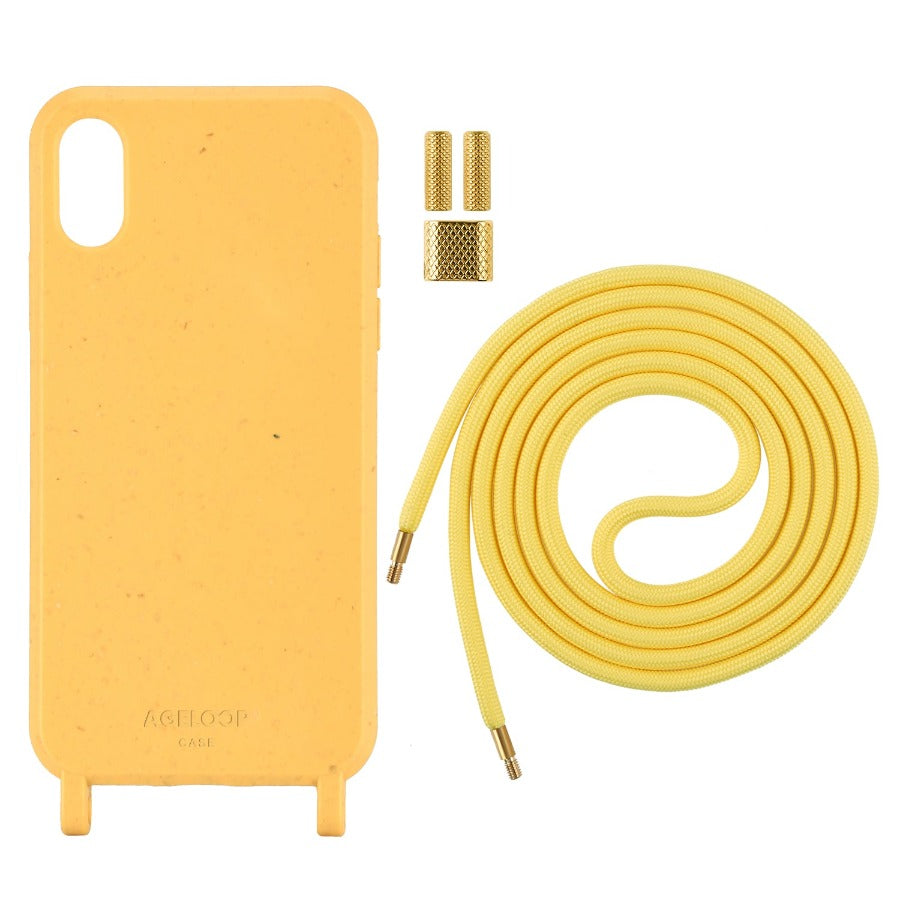 ageloop Lanyard iPhone X Case yellow color