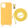Lanyard compostable iPhone 11 Pro Max Case yellow color