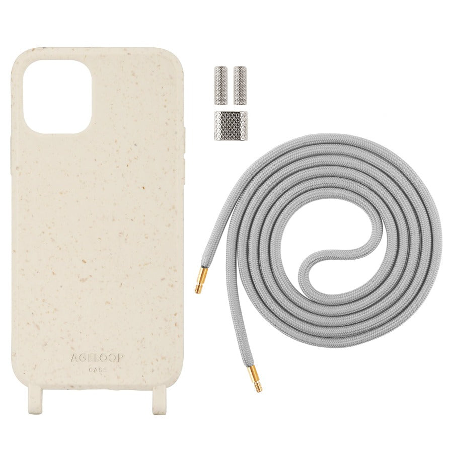 Crossbody eco friendly iPhone 11 Pro Case white color